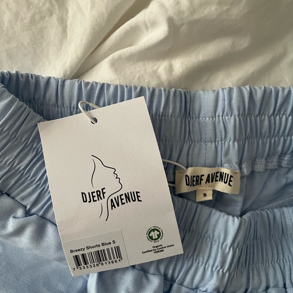 NWT Djerf Avenue Breezy Shorts in blue - Picture 4 of 12